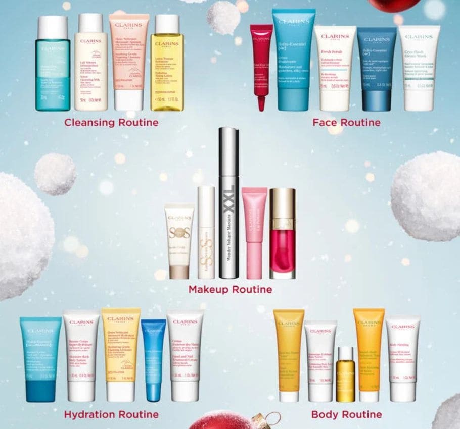 Contenuto del Calendario Clarins 2025