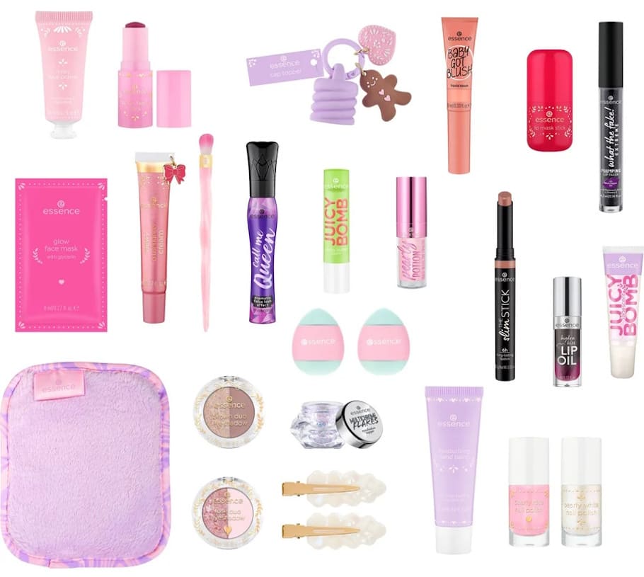 Cosa contiene il Calendario Avvento Essence The Holiday Tree